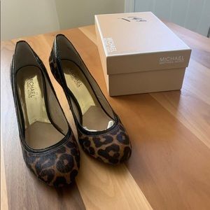 Michael Kors calf hair high heels. "Laci Pump"